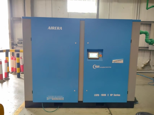 L'olio magnetico di VSD ha iniettato il compressore a vite rotatorio 160kw/215hp
