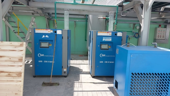 Risparmio energetico del 30% 37kw/100hp Compressore a vite VSD 7-15bar