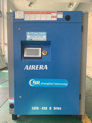 Aria di raffreddamento LGFD-45KW Compressore a vite rotante Voltaggio 0,8-1,5MPa Pressione massima