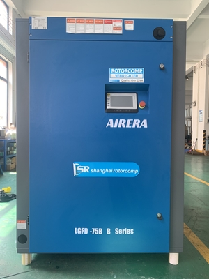 Efficienza LGFD-75KW Compressore d'aria a vite a basso rumore raffreddamento dell'aria