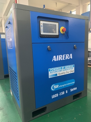 LGCD-7.5KW 4800 M3/h Compressore d'aria a vite con flusso d'aria di raffreddamento con controllo intelligente