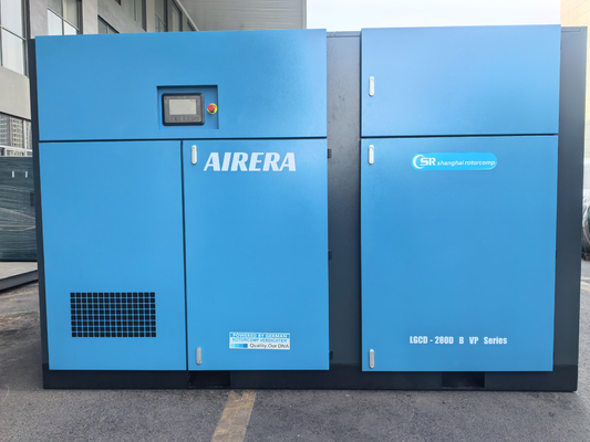 Shanghai Rotorcomp LGCD-280D B VP Compressore d'aria a vite azionato direttamente Ideale per applicazioni industriali