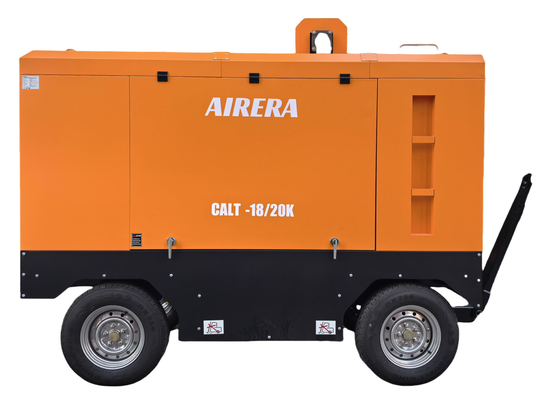 Shanghai Rotorcomp CALT-18/20K Compressore a vite diesel per prestazioni ottimali a temperature ambientali estreme di 55 °C