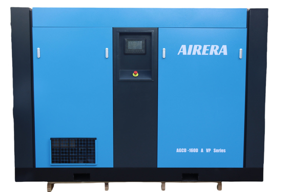 Shanghai Rotorcomp AGCD-160D A VP Intelligent Controller Compressore d'aria a vite a azionamento diretto per un funzionamento economico e duraturo
