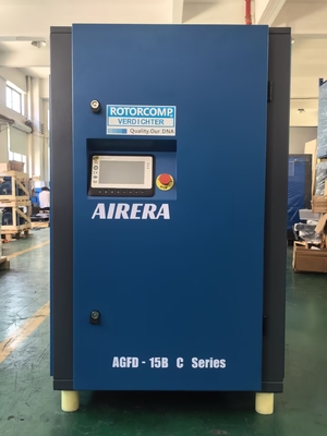 Shanghai Rotorcomp AGFD-15B C Compressore d'aria a vite per raffreddamento dell'aria industriale