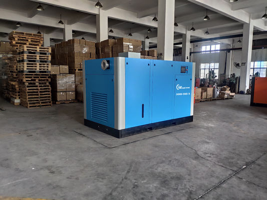 Compressore a vite senza olio certificato ISO TUV GA SGS con motore a risparmio energetico e design unico