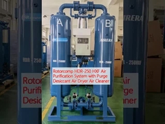 Rotorcomp HDR-250 HXF Purge Desiccant Air Dryer: ad alta capacità, efficiente dal punto di vista energetico e affidabile