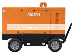 Shanghai Rotorcomp CALT-18/20K Compressore a vite diesel per prestazioni ottimali a temperature ambientali estreme di 55 °C