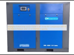 Compressore d'aria a vite Shanghai Rotorcomp LGCD-132DF C VP con pressione nominale di 10 bar e capacità 5,3-21 m3/min